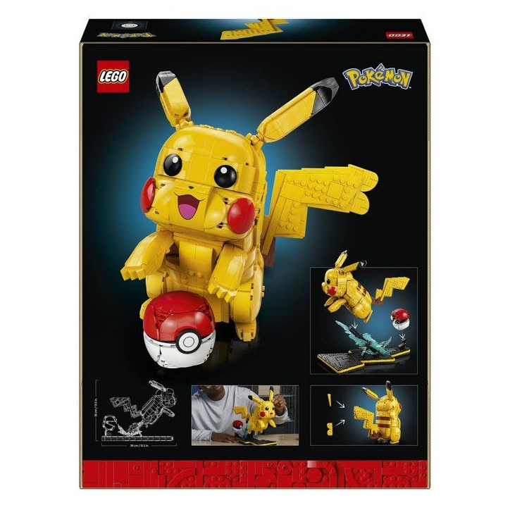 LEGO Pokémon 72152 - Pikachu et Poké Ball - Set Collector pour Adulte - Idée Cadeau Gaming LEGO Pokémon 72152 - Pikachu et Poké Ball - Set Collector pour Adulte - Idée Cadeau Gaming