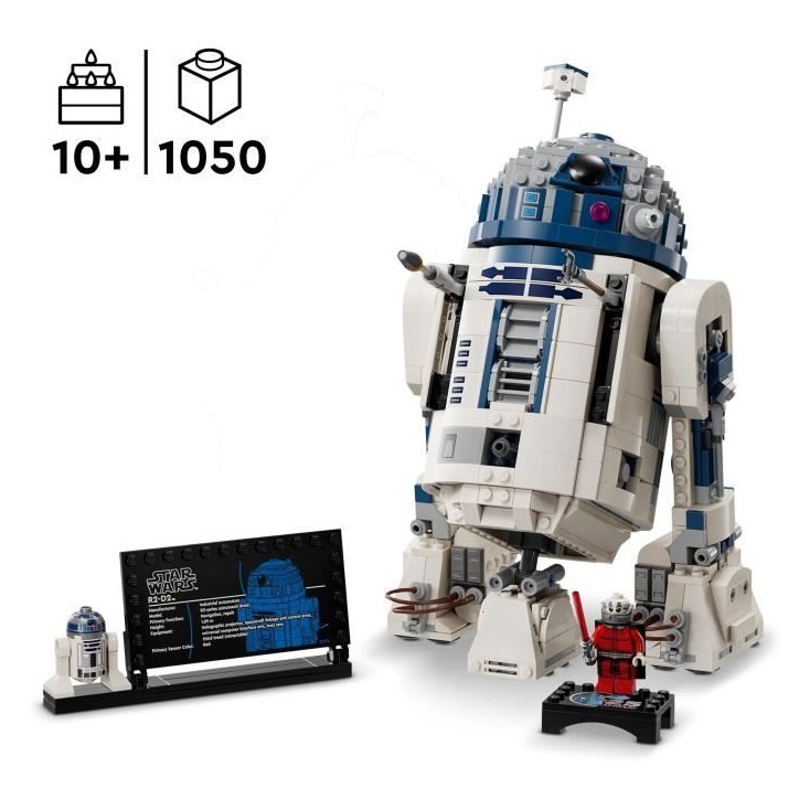 LEGO Star Wars 75379 R2-D2, Jouet Droide a Construire, Cadeau pour Enfants, Jeu de Combat LEGO Star Wars 75379 R2-D2, Jouet Droide a Construire, Cadeau pour Enfants, Jeu de Combat