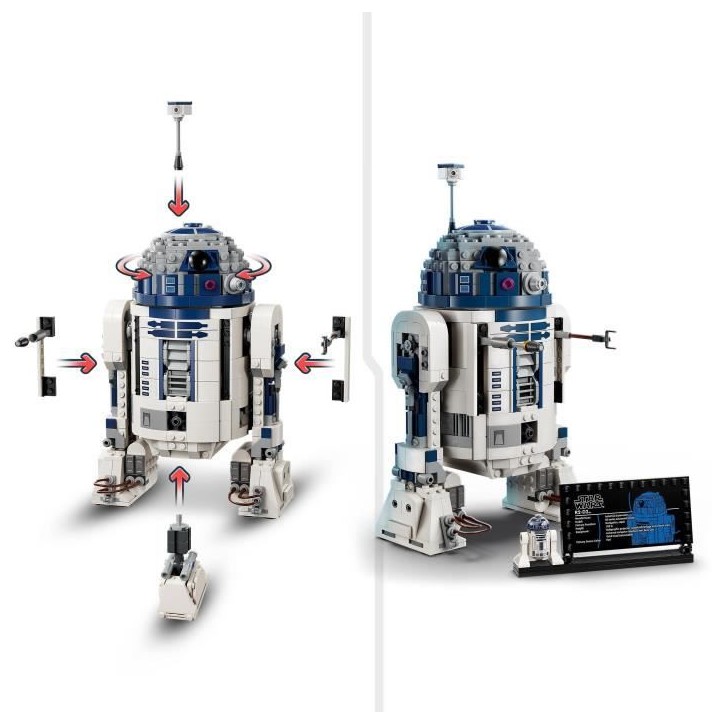 LEGO Star Wars 75379 R2-D2, Jouet Droide a Construire, Cadeau pour Enfants, Jeu de Combat LEGO Star Wars 75379 R2-D2, Jouet Droide a Construire, Cadeau pour Enfants, Jeu de Combat