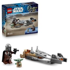 LEGO Star Wars 75436 Le Speeder Bike du Mandalorien et Grogu - Jouet 6