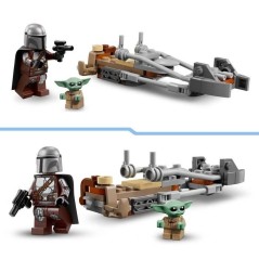 LEGO Star Wars 75436 Le Speeder Bike du Mandalorien et Grogu - Jouet 6