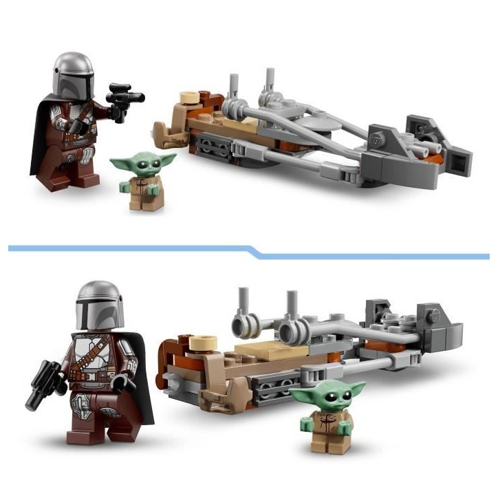 LEGO Star Wars 75436 Le Speeder Bike du Mandalorien et Grogu - Jouet 6 ans - Idée Cadeau LEGO Star Wars 75436 Le Speeder Bike du Mandalorien et Grogu - Jouet 6 ans - Idée Cadeau