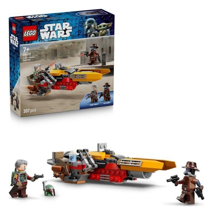 LEGO Star Wars 75437 Le Speeder de Cobb Vanth - Jouet de Construction des 7 ans - Cadeau LEGO Star Wars 75437 Le Speeder de Cobb Vanth - Jouet de Construction des 7 ans - Cadeau