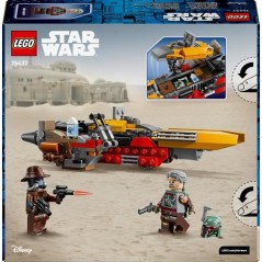 LEGO Star Wars 75437 Le Speeder de Cobb Vanth - Jouet de Construction