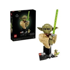 LEGO Star Wars 75438 Le Buste de Yoda - Set pour Adulte - Décoration