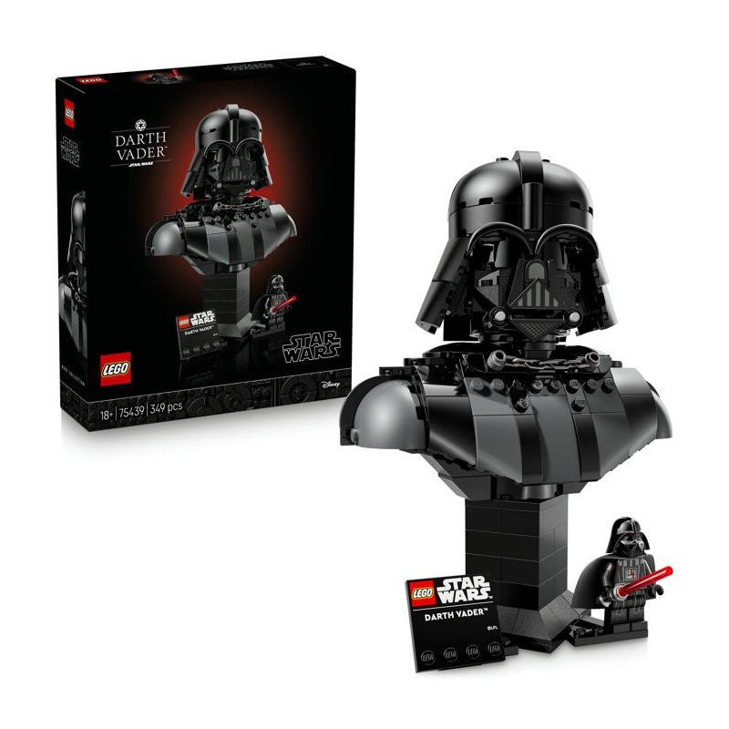 LEGO Star Wars 75439 Le Buste de Dark Vador - Set de Construction pour