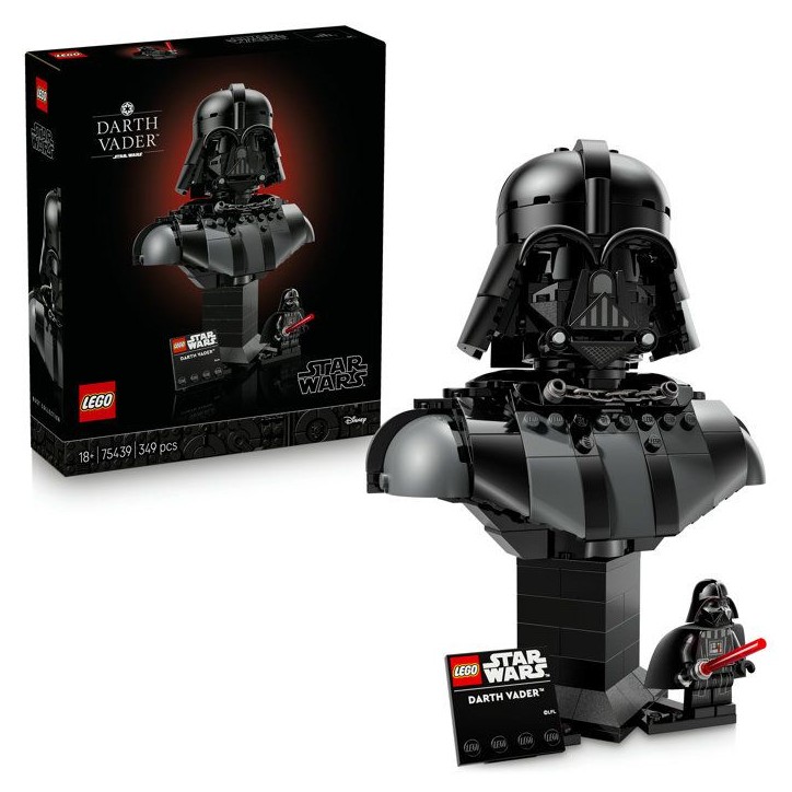 LEGO Star Wars 75439 Le Buste de Dark Vador - Set de Construction pour Adulte - Cadeau