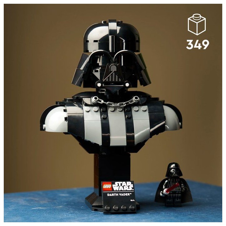 LEGO Star Wars 75439 Le Buste de Dark Vador - Set de Construction pour Adulte - Cadeau