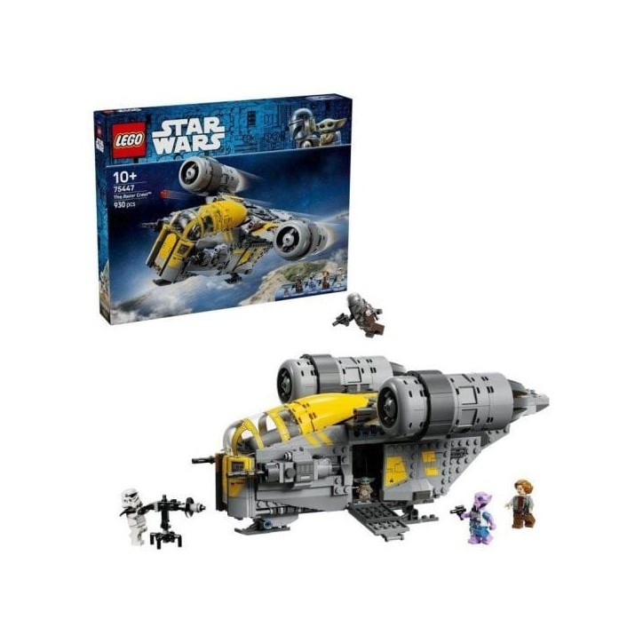 LEGO Star Wars 75447 Le Razor Crest - Jouet de Construction pour Garçon 10 ans - Cadeau