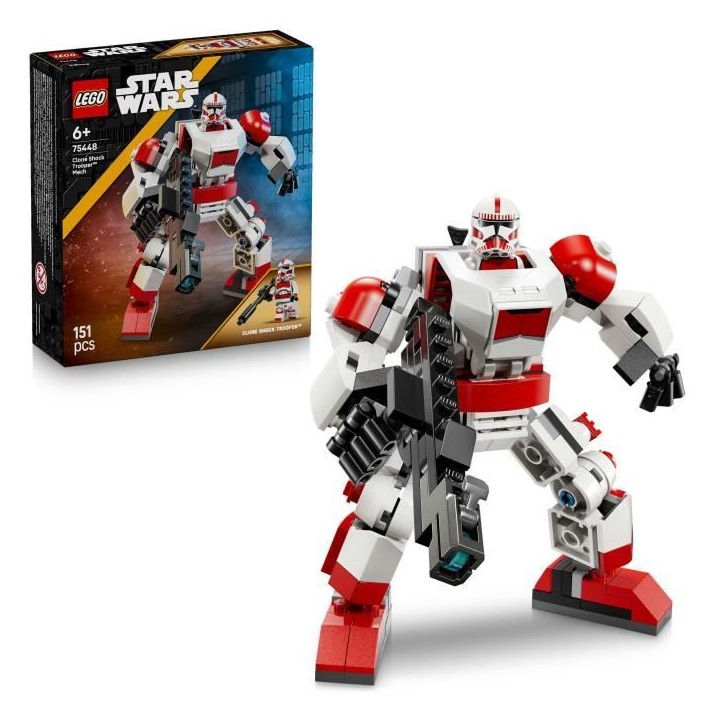LEGO Star Wars 75448 Le Robot du Shock Trooper Clone - Jouet de Construction des 6 ans LEGO Star Wars 75448 Le Robot du Shock Trooper Clone - Jouet de Construction des 6 ans