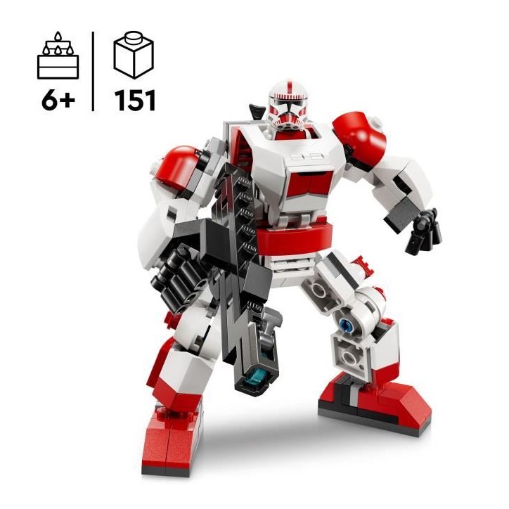 LEGO Star Wars 75448 Le Robot du Shock Trooper Clone - Jouet de Construction des 6 ans LEGO Star Wars 75448 Le Robot du Shock Trooper Clone - Jouet de Construction des 6 ans