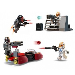 LEGO Star Wars 75449 Pack de Combat Le Siege de Mandalore - Jeu de Con
