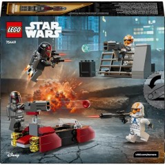 LEGO Star Wars 75449 Pack de Combat Le Siege de Mandalore - Jeu de Con