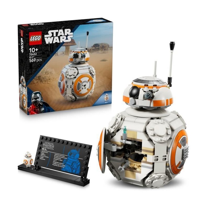 LEGO Star Wars 75452 Droide Astromécano BB-8 - Jeu de Construction Ga