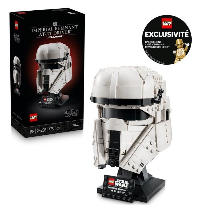 LEGO Star Wars 75458 Exclu Cdiscount Le Casque de Pilote d'AT-RT des Vestiges de l'Empire 18cm de haut - Set Adulte LEGO Star Wars 75458 Exclu Cdiscount Le Casque de Pilote d'AT-RT des Vestiges de l'Empire 18cm de haut - Set Adulte