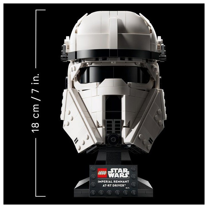 LEGO Star Wars 75458 Exclu Cdiscount Le Casque de Pilote d'AT-RT des Vestiges de l'Empire 18cm de haut - Set Adulte LEGO Star Wars 75458 Exclu Cdiscount Le Casque de Pilote d'AT-RT des Vestiges de l'Empire 18cm de haut - Set Adulte