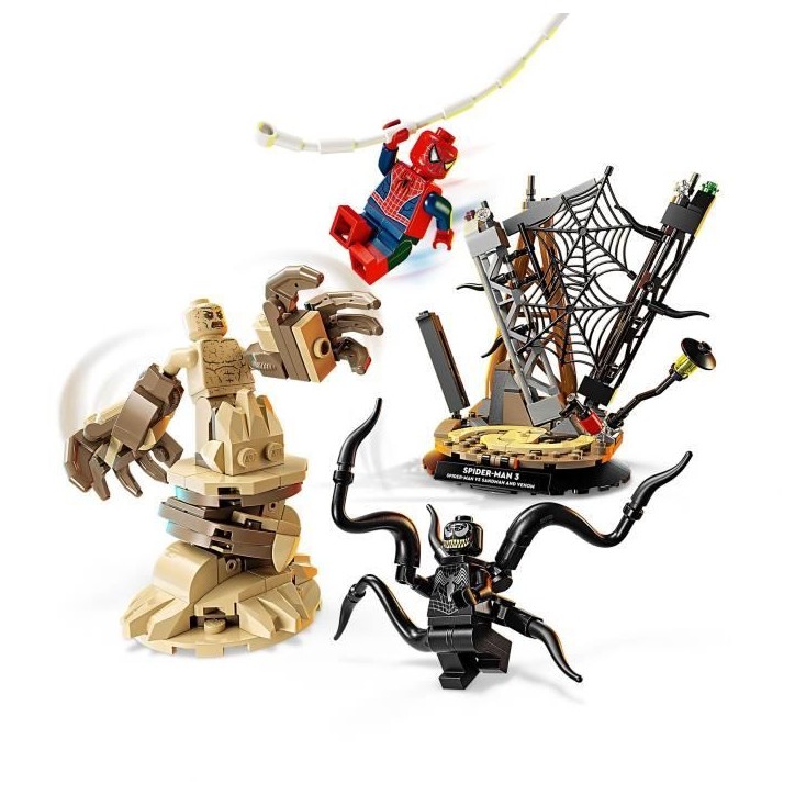 LEGO | Marvel 76334 Le Combat Légendaire entre Spider-Man et Sandman - Jouet des 9 ans LEGO | Marvel 76334 Le Combat Légendaire entre Spider-Man et Sandman - Jouet des 9 ans