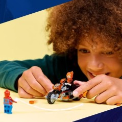 LEGO | Marvel 76335 Spider-Man et sa Moto contre Ghost Rider - Jouet G