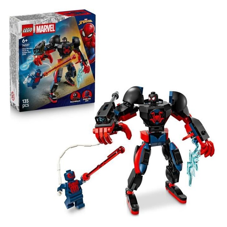 LEGO | Marvel 76337 Le Robot de Miles Morales contre Spider-Man 2099 - Jouet des 6 ans LEGO | Marvel 76337 Le Robot de Miles Morales contre Spider-Man 2099 - Jouet des 6 ans