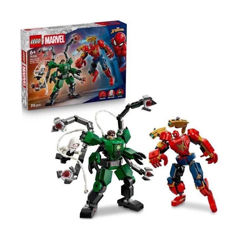 LEGO | Marvel 76338 Le Combat des Robots : Spider-Man contre Docteur O