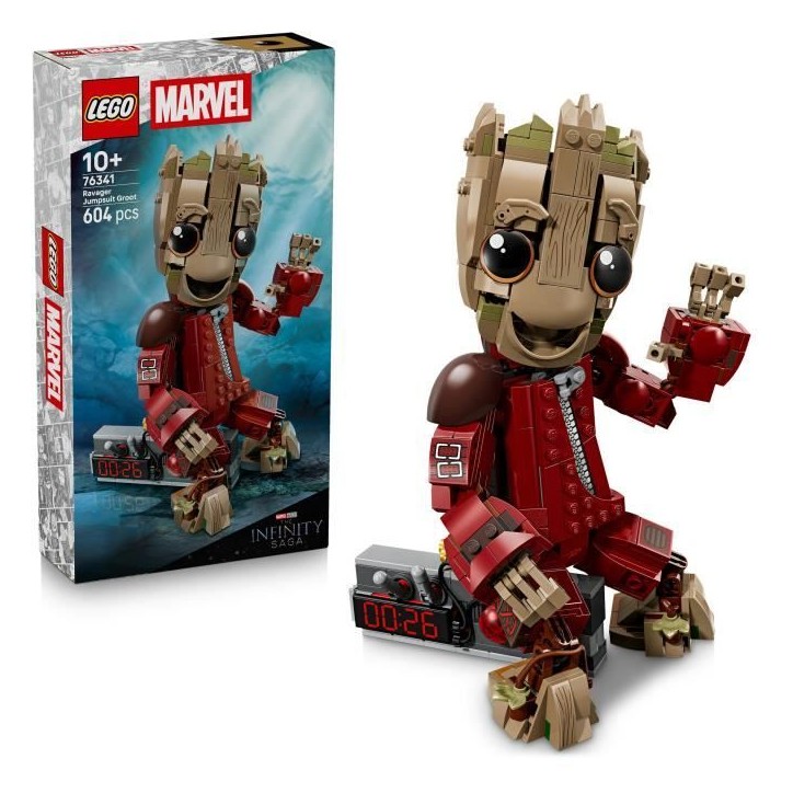 LEGO | Marvel 76341 Groot en Tenue de Ravageur - Jouet de Construction 10 ans - Figurine LEGO | Marvel 76341 Groot en Tenue de Ravageur - Jouet de Construction 10 ans - Figurine
