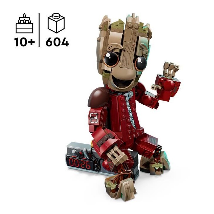 LEGO | Marvel 76341 Groot en Tenue de Ravageur - Jouet de Construction 10 ans - Figurine LEGO | Marvel 76341 Groot en Tenue de Ravageur - Jouet de Construction 10 ans - Figurine