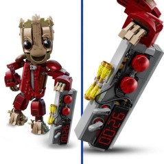 LEGO | Marvel 76341 Groot en Tenue de Ravageur - Jouet de Construction