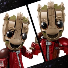 LEGO | Marvel 76341 Groot en Tenue de Ravageur - Jouet de Construction