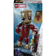 LEGO | Marvel 76341 Groot en Tenue de Ravageur - Jouet de Construction