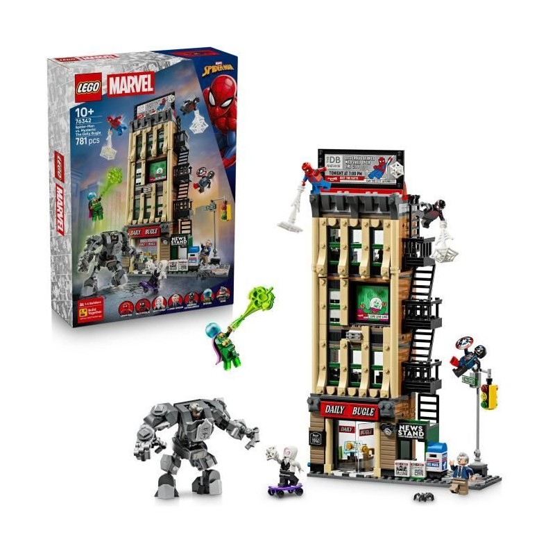 LEGO | Marvel 76342 Spider-Man contre Mystério : le Daily Bugle - Jou