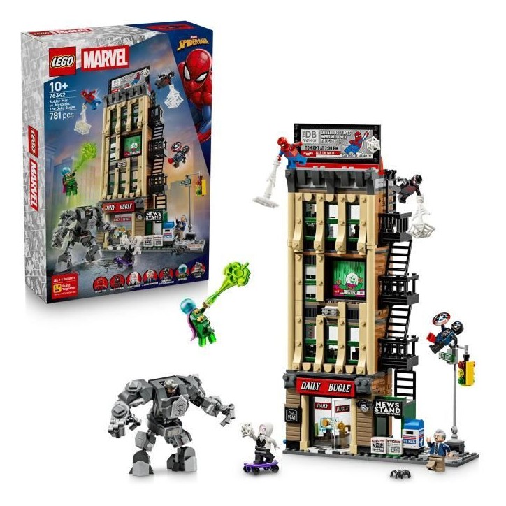 LEGO | Marvel 76342 Spider-Man contre Mystério : le Daily Bugle - Jouet des 10 ans - Robot LEGO | Marvel 76342 Spider-Man contre Mystério : le Daily Bugle - Jouet des 10 ans - Robot