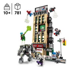 LEGO | Marvel 76342 Spider-Man contre Mystério : le Daily Bugle - Jouet des 10 ans - Robot