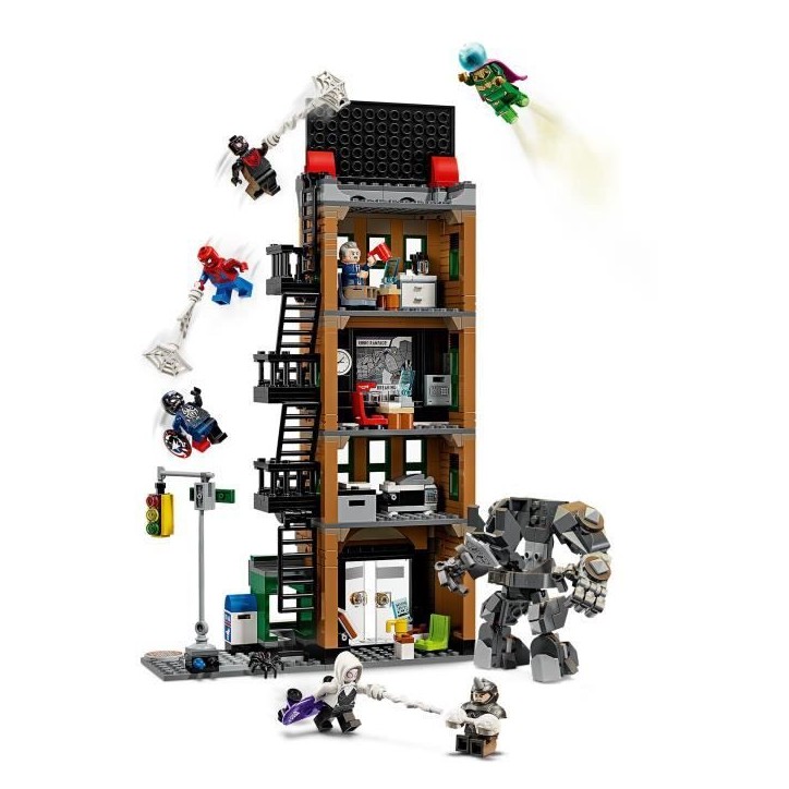 LEGO | Marvel 76342 Spider-Man contre Mystério : le Daily Bugle - Jouet des 10 ans - Robot LEGO | Marvel 76342 Spider-Man contre Mystério : le Daily Bugle - Jouet des 10 ans - Robot