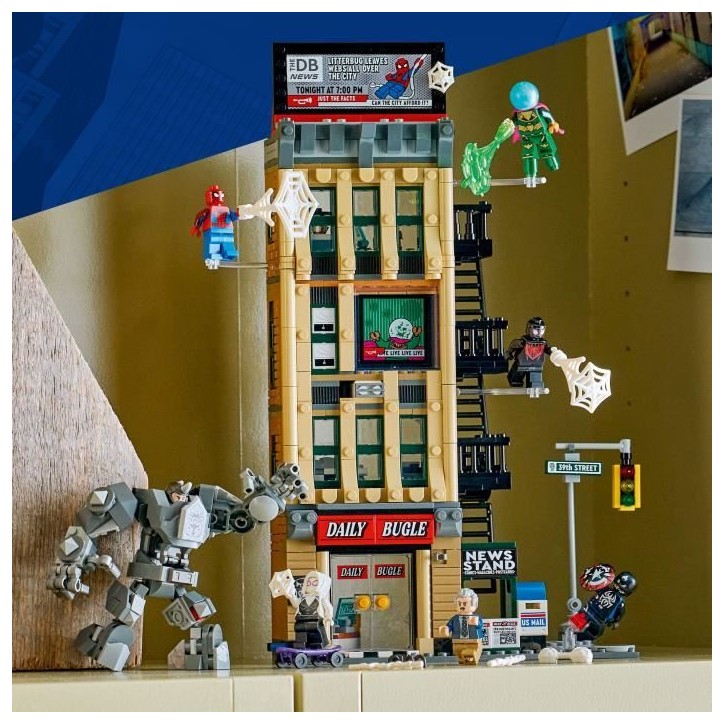 LEGO | Marvel 76342 Spider-Man contre Mystério : le Daily Bugle - Jouet des 10 ans - Robot LEGO | Marvel 76342 Spider-Man contre Mystério : le Daily Bugle - Jouet des 10 ans - Robot