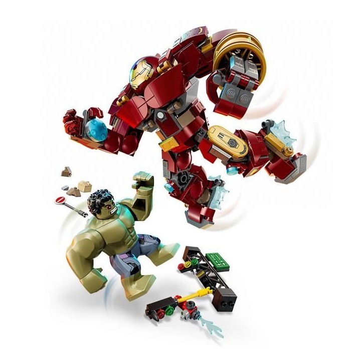 LEGO | Marvel 76343 Le Combat Légendaire entre Hulkbuster et Hulk - Jeu des 9 ans - Cadeau LEGO | Marvel 76343 Le Combat Légendaire entre Hulkbuster et Hulk - Jeu des 9 ans - Cadeau