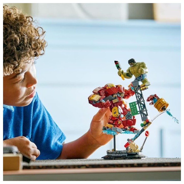 LEGO | Marvel 76343 Le Combat Légendaire entre Hulkbuster et Hulk - Jeu des 9 ans - Cadeau LEGO | Marvel 76343 Le Combat Légendaire entre Hulkbuster et Hulk - Jeu des 9 ans - Cadeau