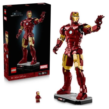 LEGO | Marvel 76344 Iron Man Mark 3 Édition Collector - Set de Constr