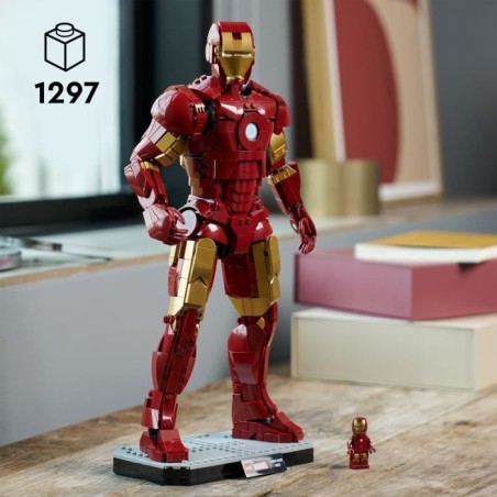 LEGO | Marvel 76344 Iron Man Mark 3 Édition Collector - Set de Construction pour Adulte