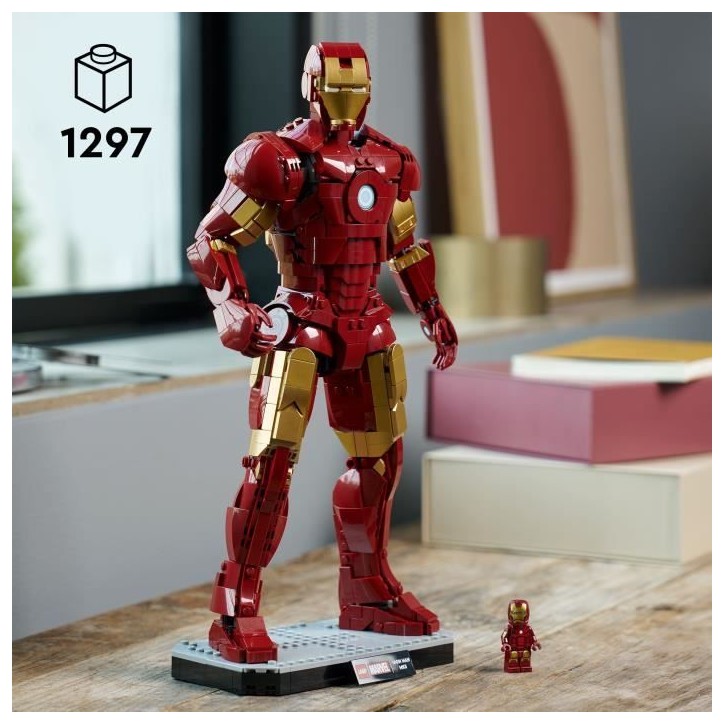 LEGO | Marvel 76344 Iron Man Mark 3 Édition Collector - Set de Construction pour Adulte LEGO | Marvel 76344 Iron Man Mark 3 Édition Collector - Set de Construction pour Adulte
