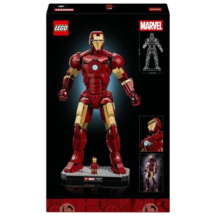 LEGO | Marvel 76344 Iron Man Mark 3 Édition Collector - Set de Construction pour Adulte LEGO | Marvel 76344 Iron Man Mark 3 Édition Collector - Set de Construction pour Adulte