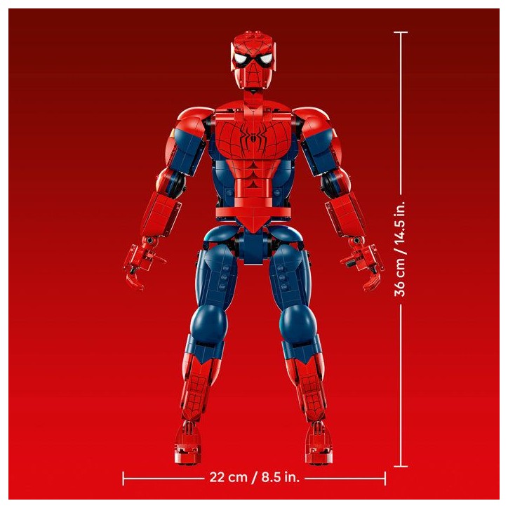 LEGO | Marvel 76346 Spider-Man, la Figurine de Héros - Jouet de Construction des 12 ans LEGO | Marvel 76346 Spider-Man, la Figurine de Héros - Jouet de Construction des 12 ans