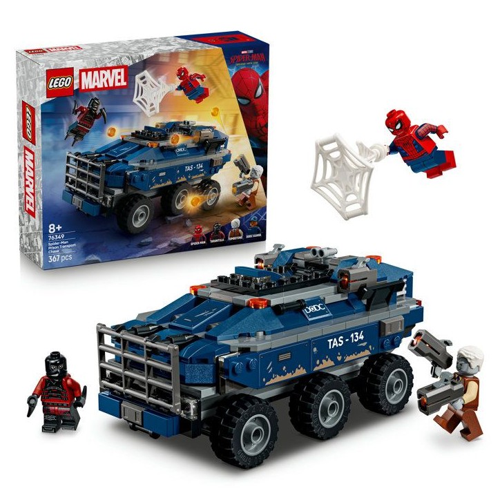 LEGO | Marvel 76349 La Poursuite en Prison Mobile de Spider-Man - Jeu des 8 ans - Cadeau LEGO | Marvel 76349 La Poursuite en Prison Mobile de Spider-Man - Jeu des 8 ans - Cadeau