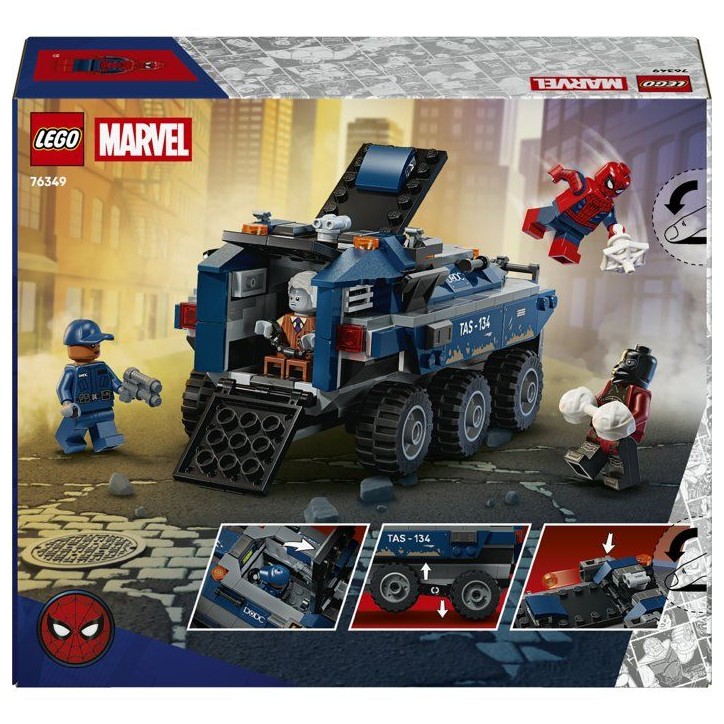 LEGO | Marvel 76349 La Poursuite en Prison Mobile de Spider-Man - Jeu des 8 ans - Cadeau LEGO | Marvel 76349 La Poursuite en Prison Mobile de Spider-Man - Jeu des 8 ans - Cadeau
