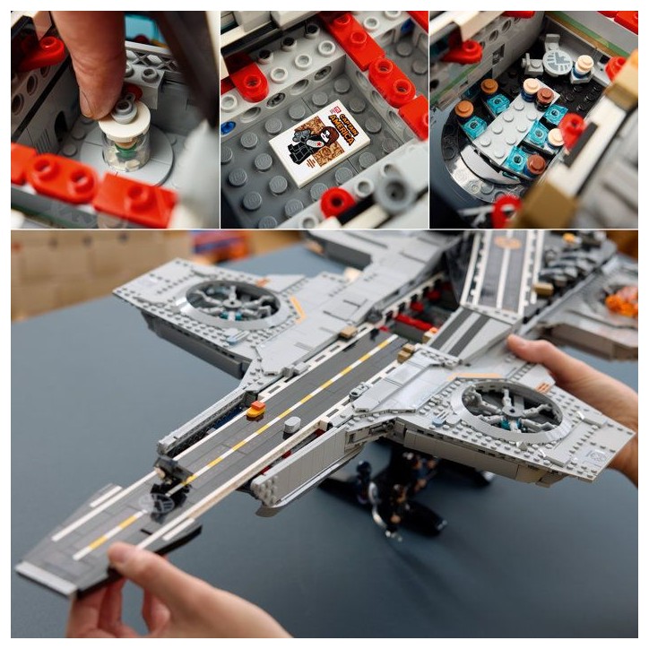 LEGO | Marvel 76354 L'Héliporteur du SHIELD - Set Avengers pour Adulte - Maquette d'Avion LEGO | Marvel 76354 L'Héliporteur du SHIELD - Set Avengers pour Adulte - Maquette d'Avion