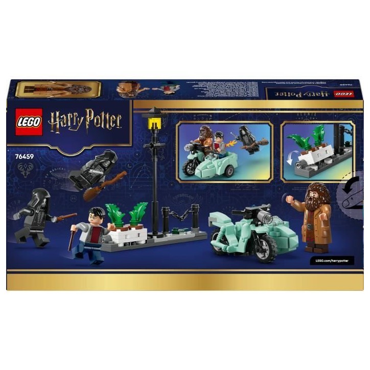 LEGO Harry Potter 76459 Hagrid et Harry s'Échappent de Privet Drive - Jouet Moto des 8 ans LEGO Harry Potter 76459 Hagrid et Harry s'Échappent de Privet Drive - Jouet Moto des 8 ans
