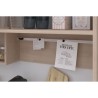 Buffet de cuisine - BECOOL - 100,2 x 185,7 x 45,3 cm - Chene / Blanc -