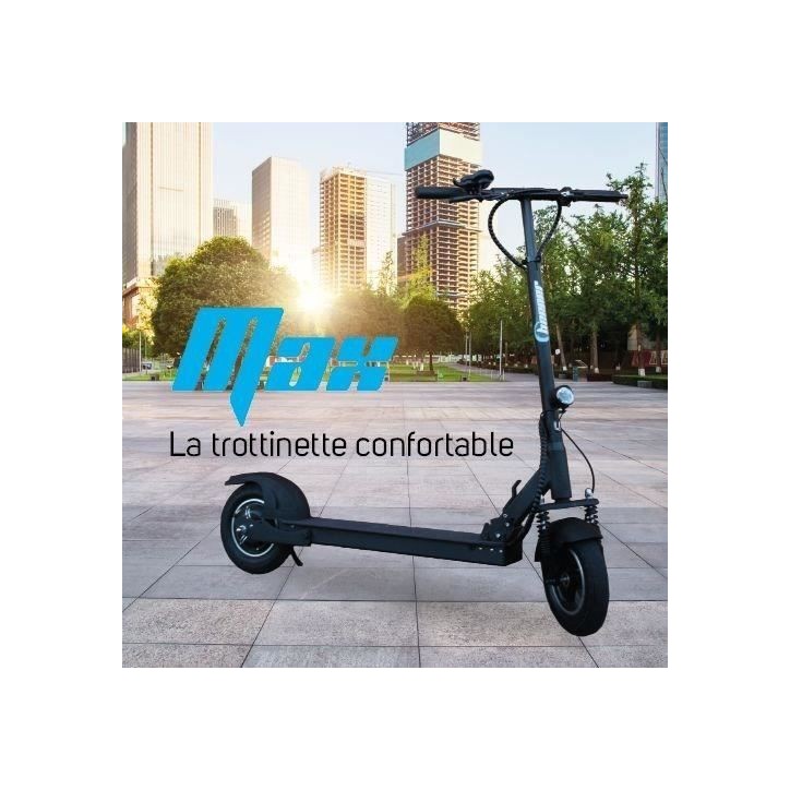 Trottinette électrique avec alarme 10 Pouces - BEEPER - MAX FX10-G2-8 - 500W - 48V - 8Ah Trottinette électrique avec alarme 10 Pouces - BEEPER - MAX FX10-G2-8 - 500W - 48V - 8Ah