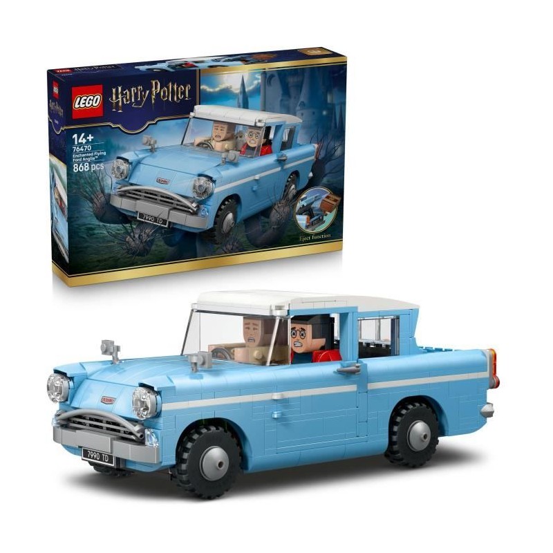 LEGO Harry Potter 76470 La Ford Anglia Ensorcelée - Jouet Voiture Gar