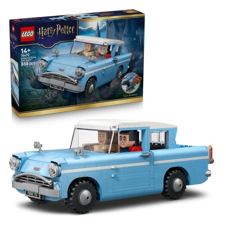 LEGO Harry Potter 76470 La Ford Anglia Ensorcelée - Jouet Voiture Garçon ou Fille 14 ans LEGO Harry Potter 76470 La Ford Anglia Ensorcelée - Jouet Voiture Garçon ou Fille 14 ans