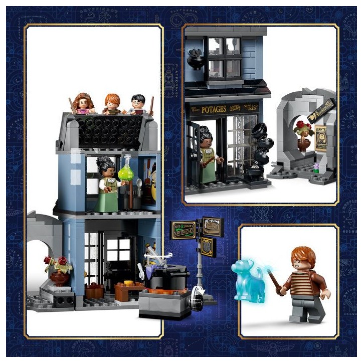 LEGO Harry Potter 76471 Les Boutiques Magiques de l'Allée des Embrumes - Jouet des 8 ans LEGO Harry Potter 76471 Les Boutiques Magiques de l'Allée des Embrumes - Jouet des 8 ans